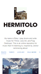 Mobile Screenshot of hermitology.com